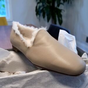 Aquatalia Rayla Nappa Leather Booties, Oak — NWT